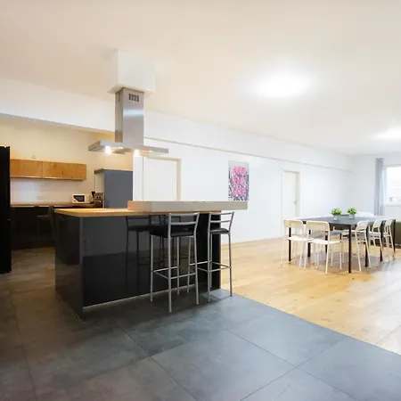 Apartment Raj Living - 250m2 Loft With 6 Im Industriegebiet - 20 Min Messe Dus & Old Town Dus